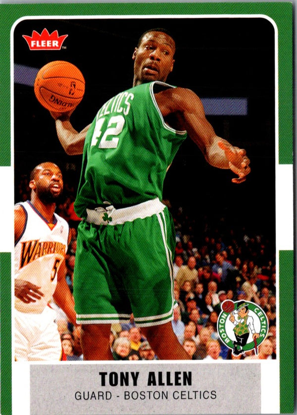 2007 Fleer Tony Allen #99