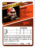 1993 Topps Michael Jackson #534