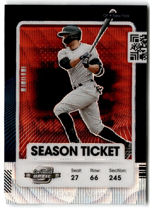 2021 Panini Contenders Optic Giancarlo Stanton #44