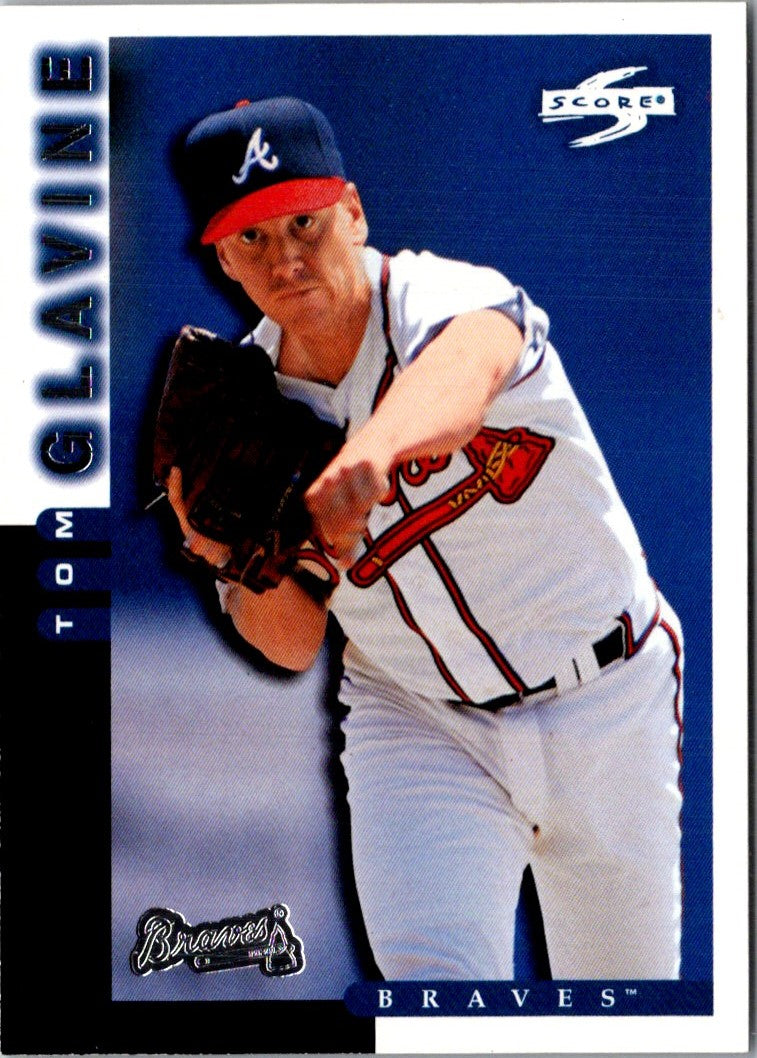 1998 Score Atlanta Braves Tom Glavine