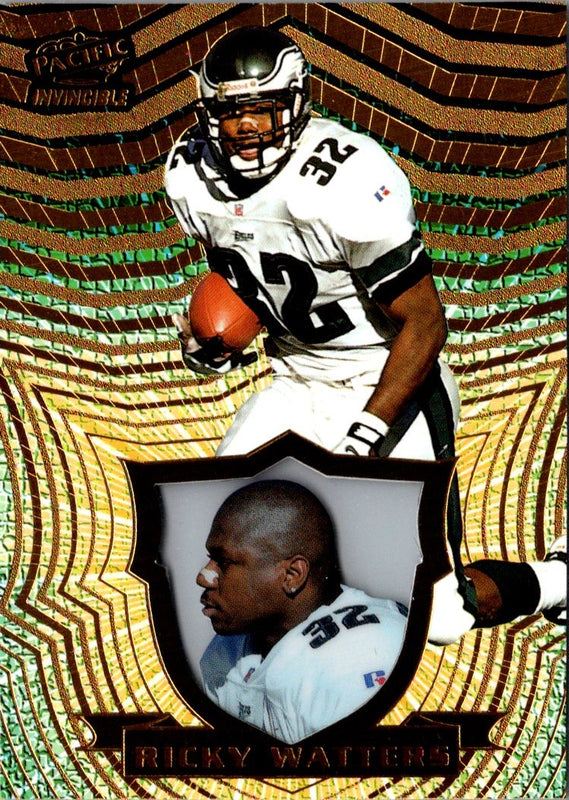 1997 Pacific Invincible Ricky Watters #114