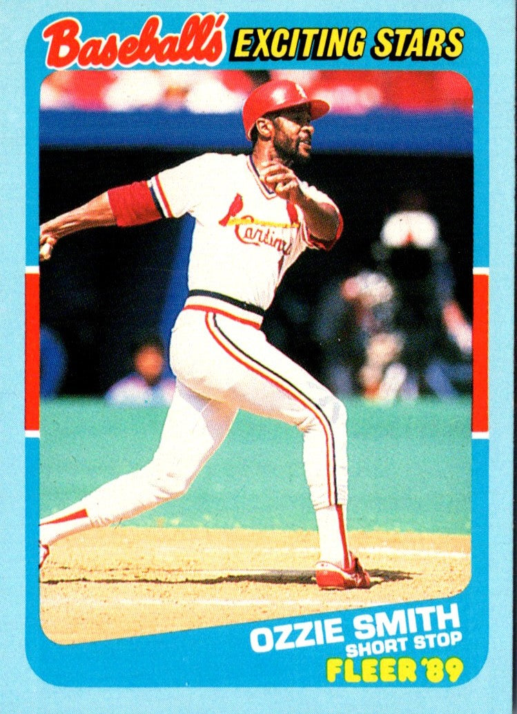 1989 Fleer Exciting Stars Ozzie Smith