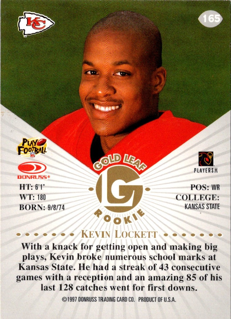 1997 Leaf Kevin Lockett