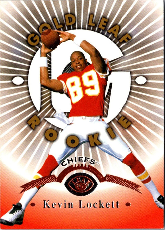 1997 Leaf Kevin Lockett #165 Rookie