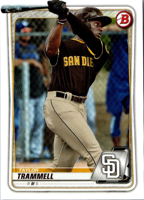 2020 Bowman Prospects Taylor Trammell #BP-130