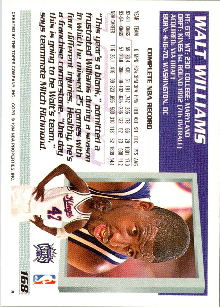 1994 Topps Walt Williams