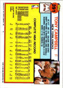 1992 Topps Tony Campbell