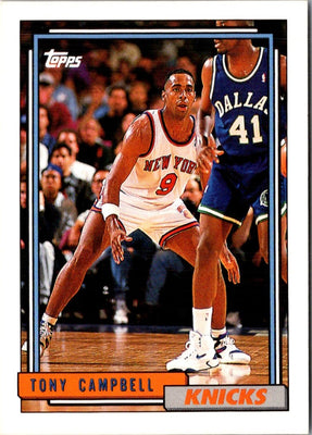 1992 Topps Tony Campbell #391