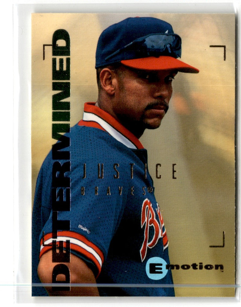 1995 SkyBox E-Motion David Justice