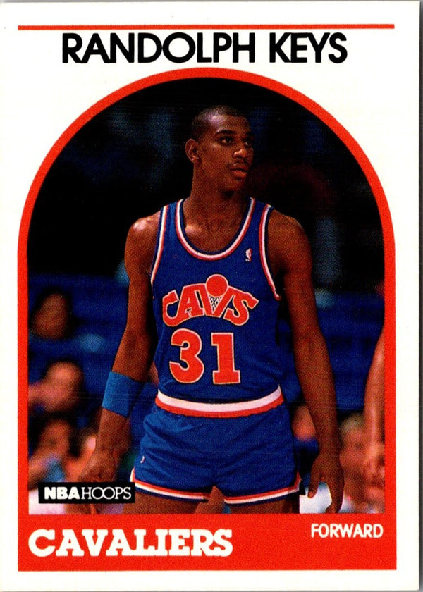 1989 Hoops Randolph Keys #181 Rookie