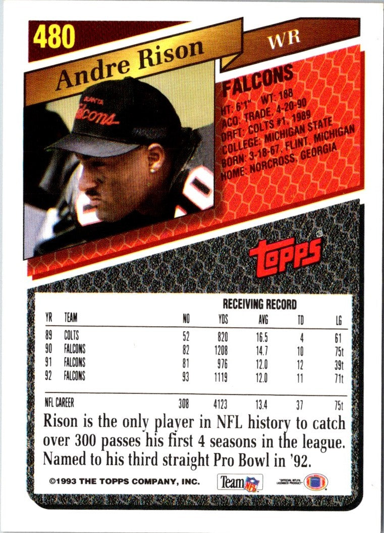 1993 Topps Gold Andre Rison