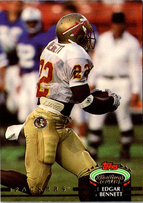 1992 Stadium Club Edgar Bennett #388 Rookie
