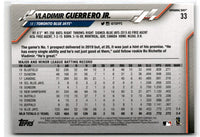 2020 Topps Opening Day Edition Vladimir Guerrero Jr. #33