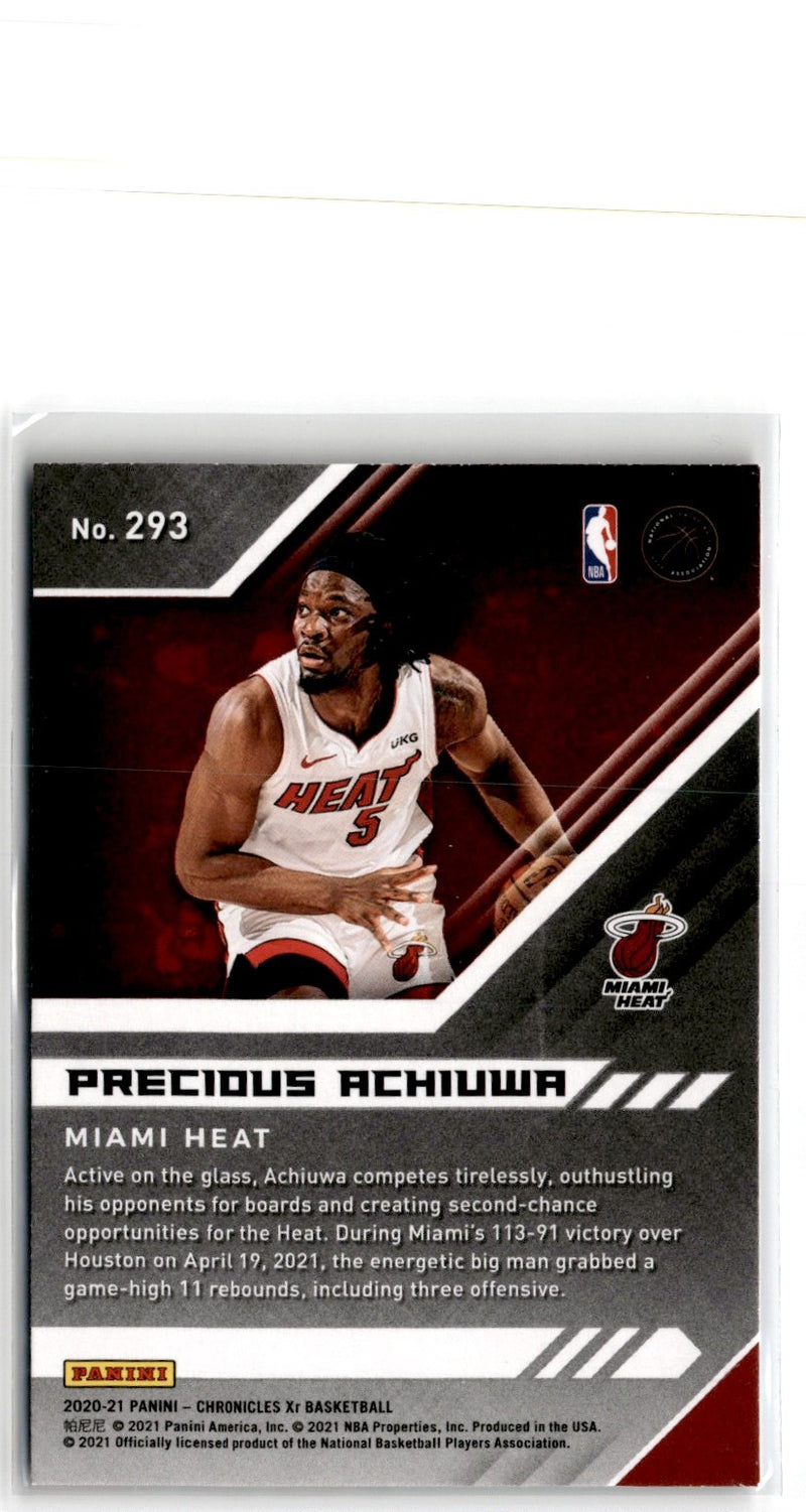 2020 Panini Chronicles Precious Achiuwa