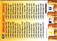 1991 Classic Best Checklist #133-198 #393