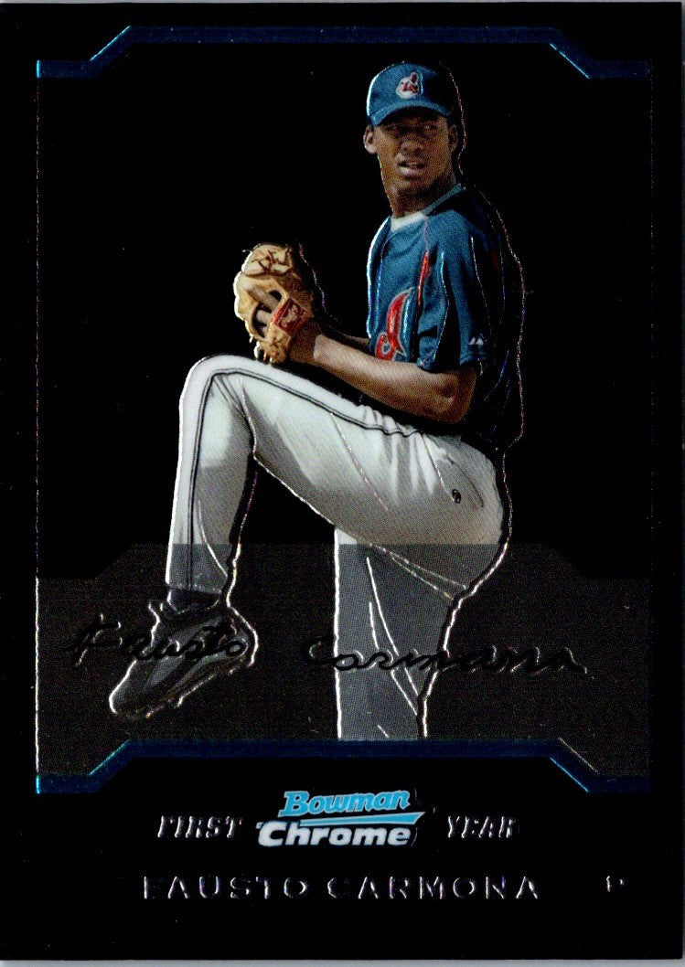 2004 Bowman Chrome Fausto Carmona