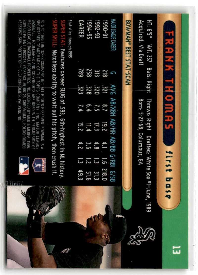 1995 Finest Bronze Frank Thomas