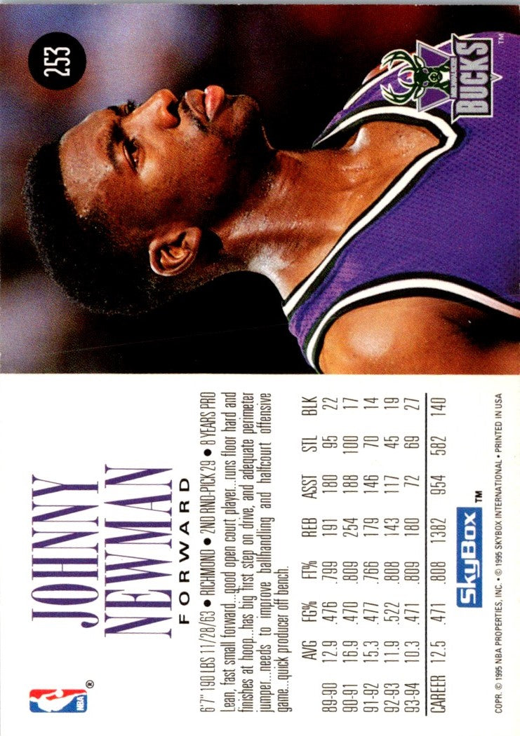 1994 SkyBox Johnny Newman