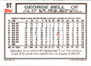 1992 Topps Traded George Bell