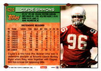 1994 Topps Clyde Simmons #424