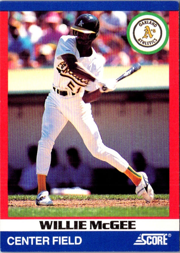 1991 Score 100 Superstars Willie McGee #37