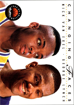 1993 SkyBox Nick Van Exel/George Lynch #304