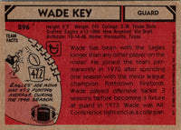 1974 Topps Wade Key #296