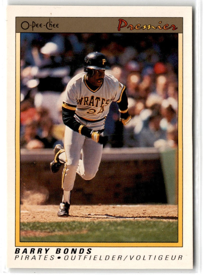 1991 O-Pee-Chee Premier Barry Bonds