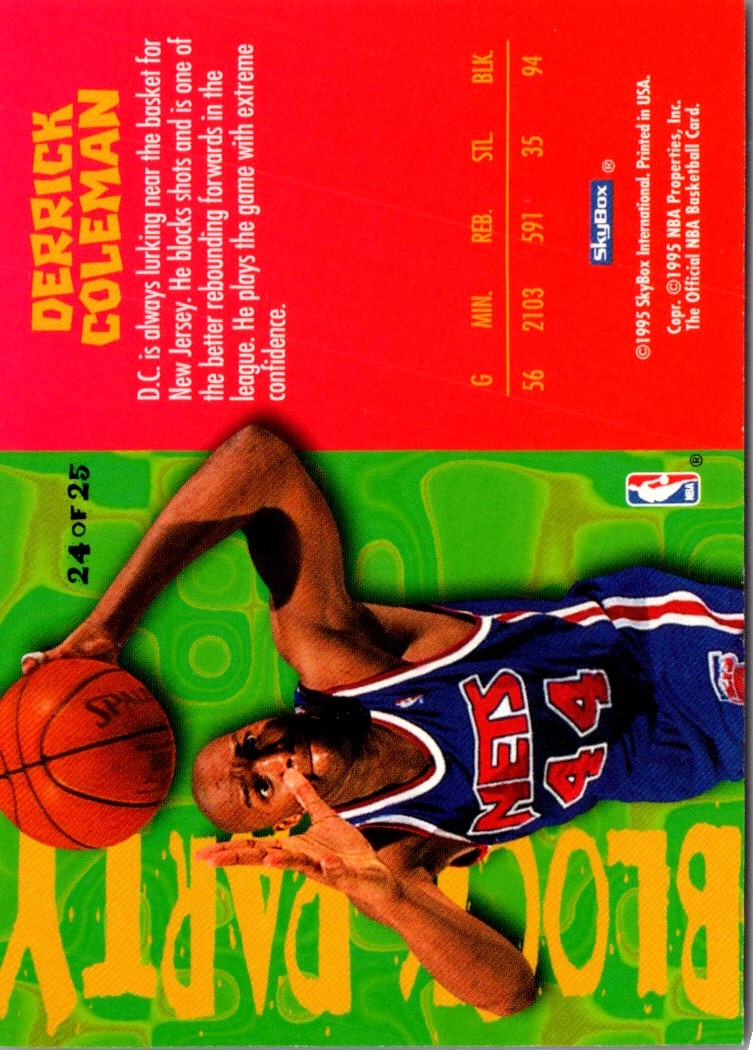 1995 Hoops Block Party Derrick Coleman