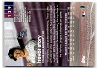2020 Stadium Club Trevor Story #139