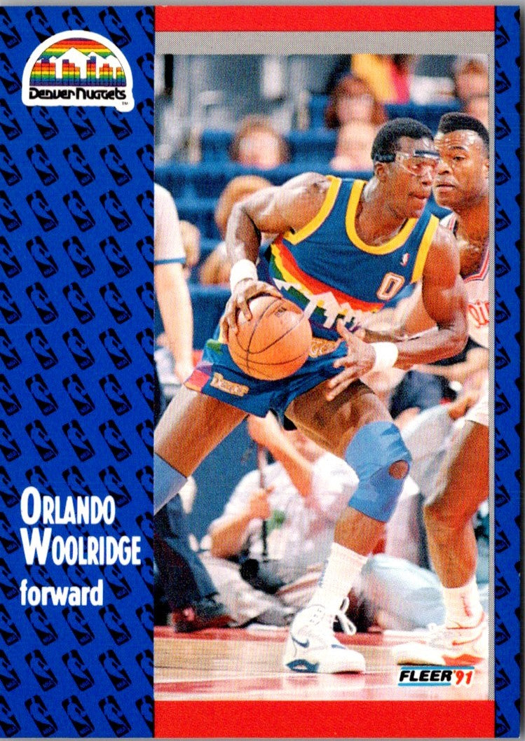 1991 Fleer 3D Acrylic Orlando Woolridge