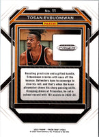 2023 Panini Prizm Draft Picks Choice Blue/Yellow/Green Tosan Evbuomwan #11