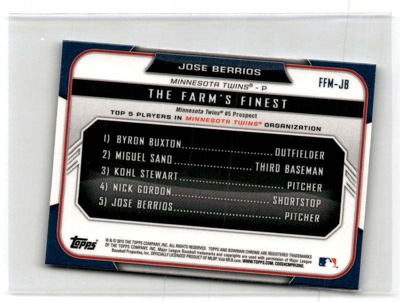 2014 Bowman Top 100 Prospects Jose Berrios