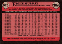 1989 Topps Eddie Murray #625