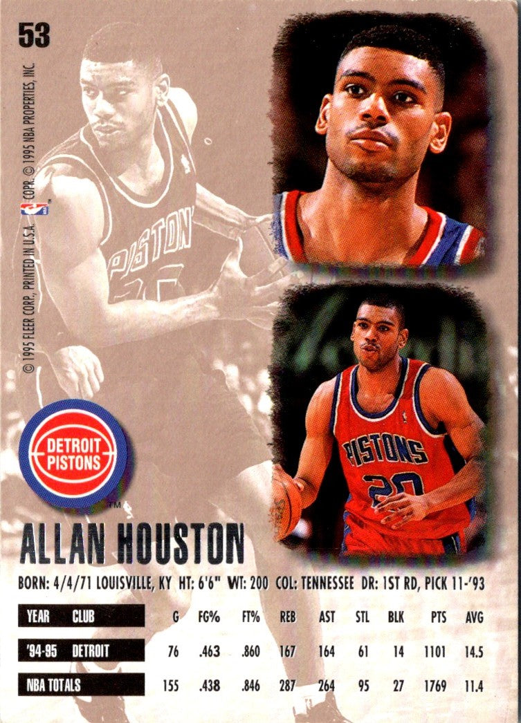 1995 Ultra Allan Houston