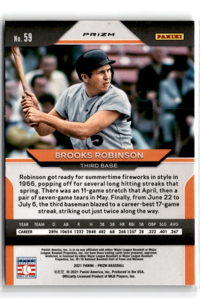 2021 Panini Prizm Brooks Robinson