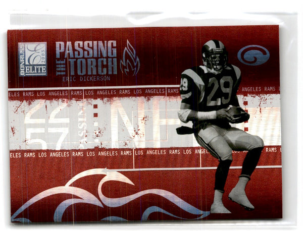 2005 Donruss Elite Passing the Torch Red Eric Dickerson/Steven Jackson #PT-21 399/750