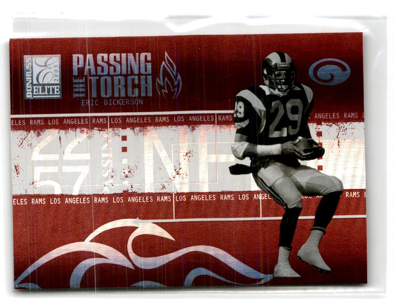 2005 Donruss Elite Passing the Torch Red Eric Dickerson/Steven Jackson