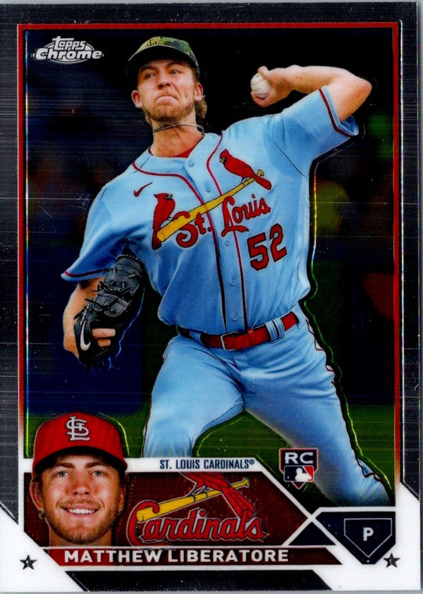 2023 Topps Chrome Matthew Liberatore #157 Rookie