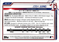 2021 Bowman Chrome Prospects Josh Jung #BCP-38