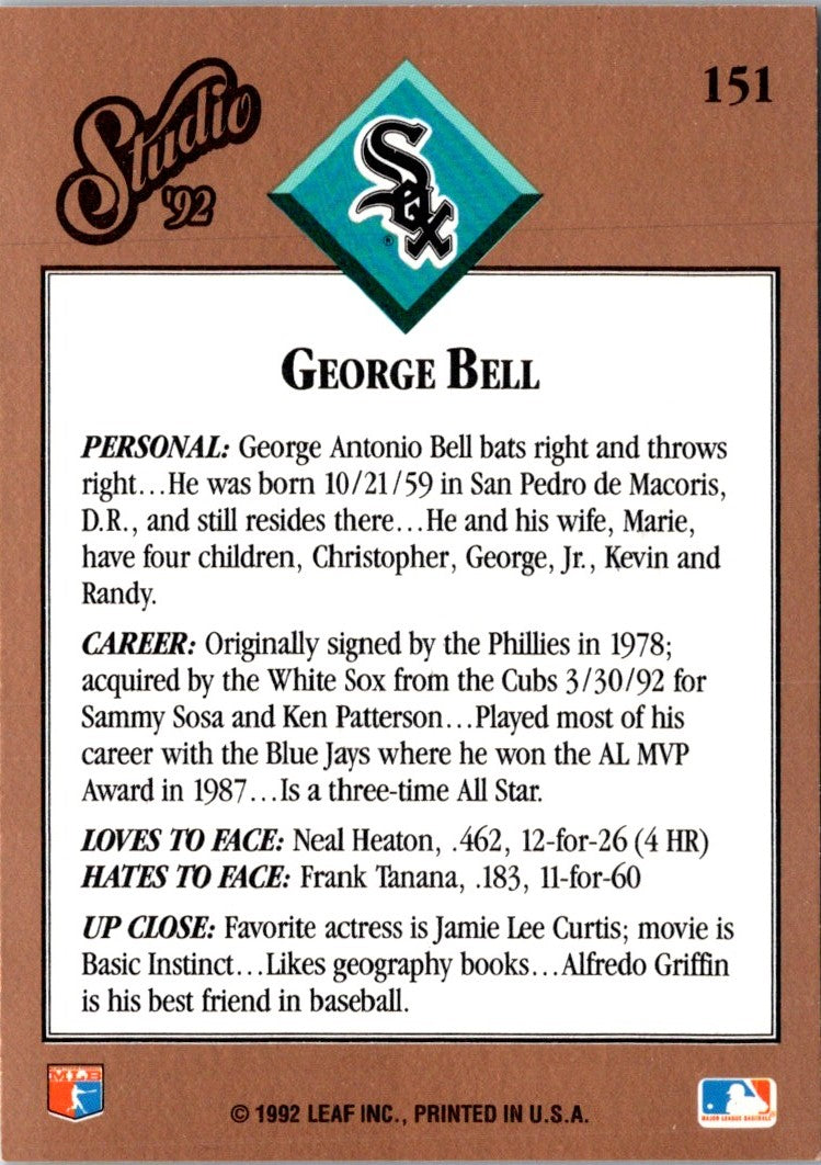 1992 Studio George Bell