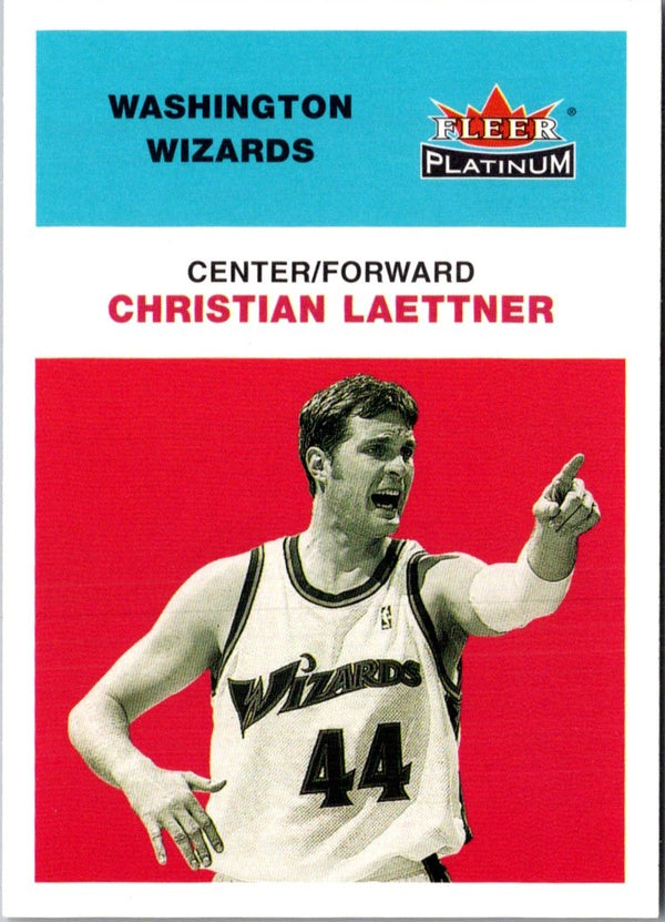 2001 Fleer Platinum Christian Laettner #115