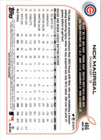 2022 Topps Gold Stars Nick Madrigal #466