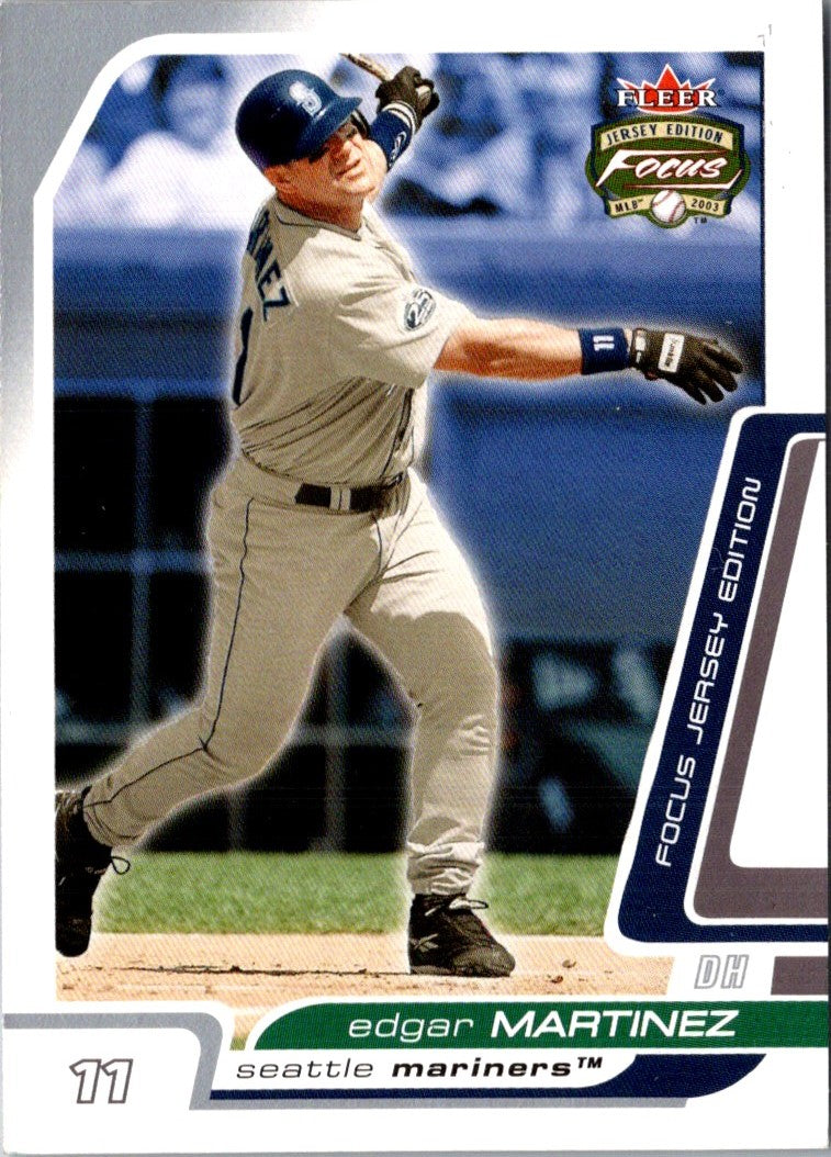 2003 Fleer Focus Jersey Edition Edgar Martinez