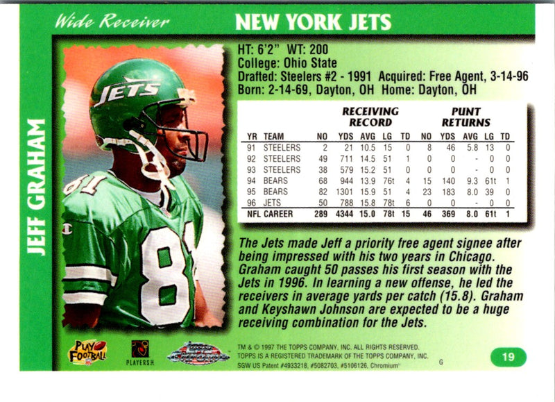 1997 Topps Chrome Jeff Graham