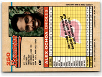 1992 Bowman Alex Ochoa #250 Rookie