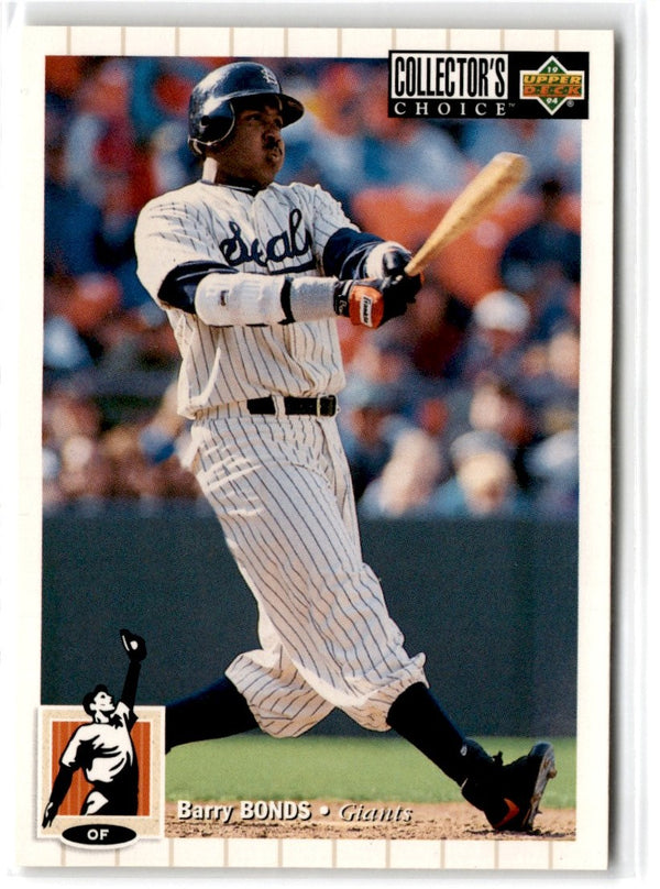 1994 Collector's Choice Silver Signature Barry Bonds #610