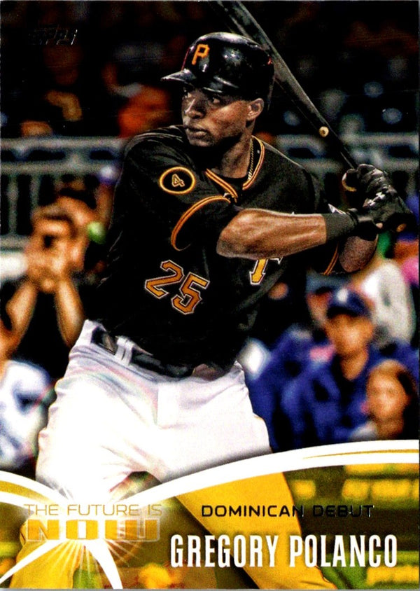 2014 Topps Update The Future is Now Gregory Polanco #FN-GP1