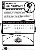 2021 Hoops Red Backs Josh Christopher