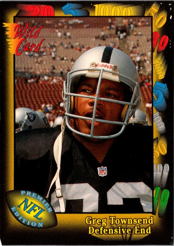 1991 Wild Card Greg Townsend #40